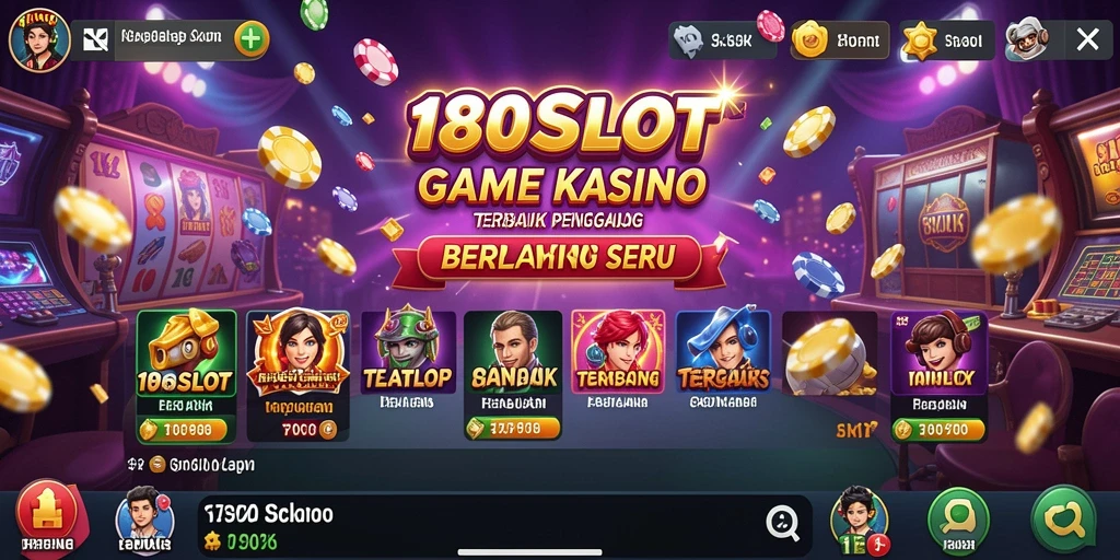 Tampilan menarik dari gameplay 180SLOT yang menawan.