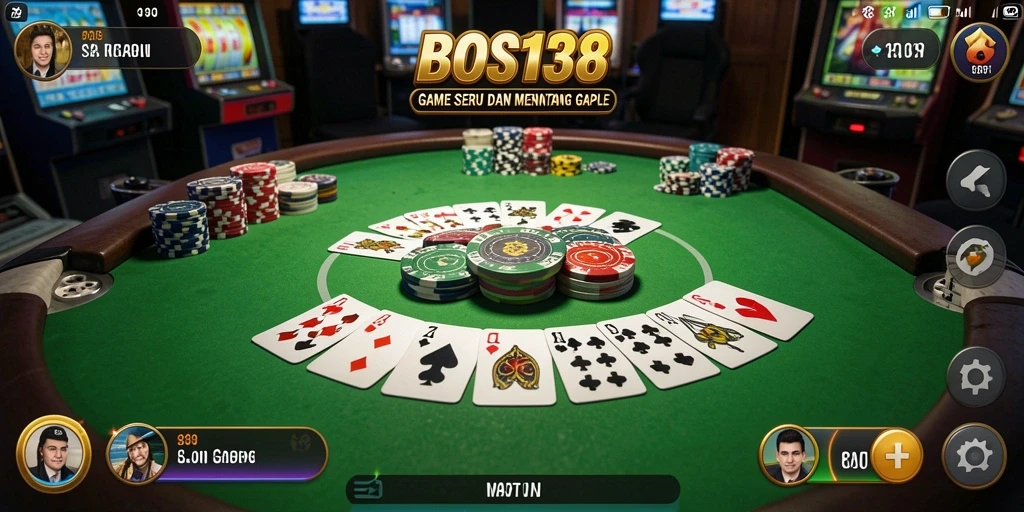 Gameplay Gaple penuh strategi dan keseruan.