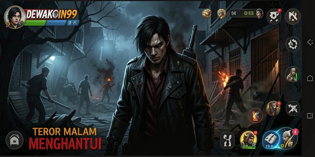 Tangkapan layar DEWAKOIN99 menampilkan suasana mencekam dalam gameplay penuh ketegangan.