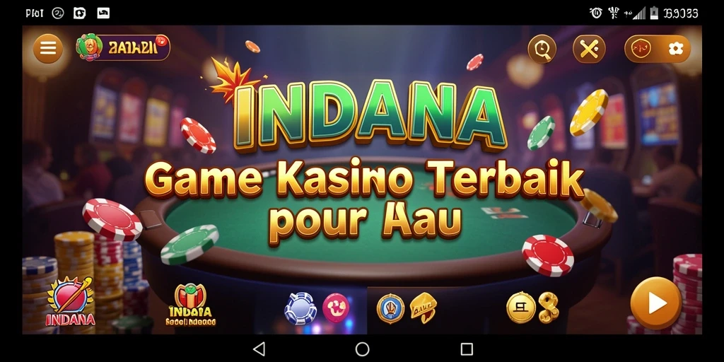 Tampilan gameplay INDAAA yang menarik dan penuh warna.