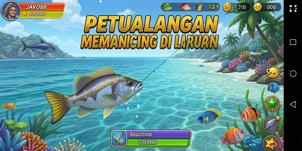 Tangkapan ikan yang menakjubkan di <strong>JAVO88</strong> dengan grafis yang memukau.