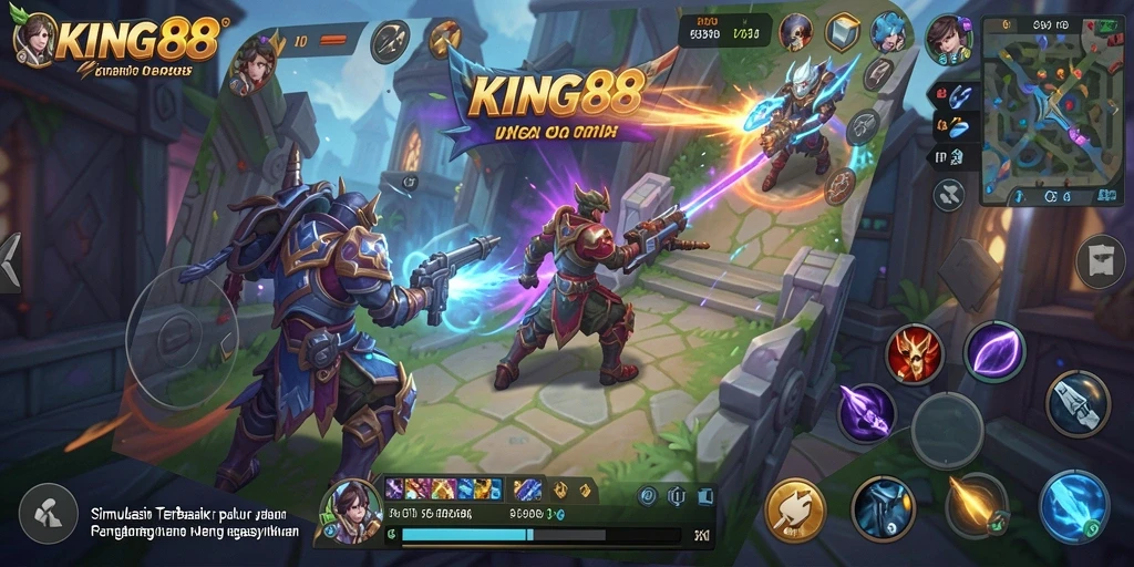 Tampilan gameplay KING88 yang menarik dan interaktif.