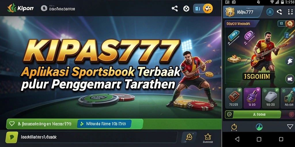 Screenshot utama KIPAS777 menampilkan antarmuka taruhan olahraga yang menarik.