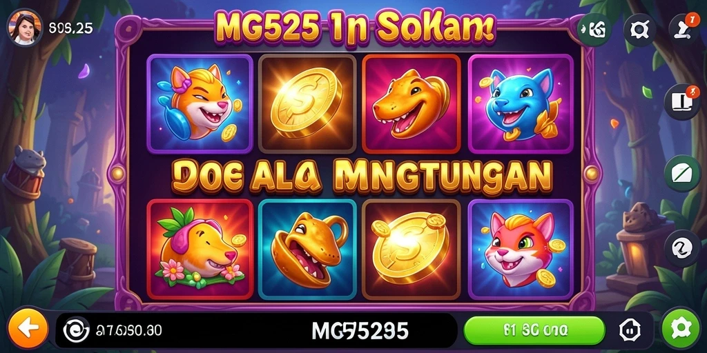 Screenshot gameplay MG525 yang menggambarkan suasana Slot yang mengasyikkan.