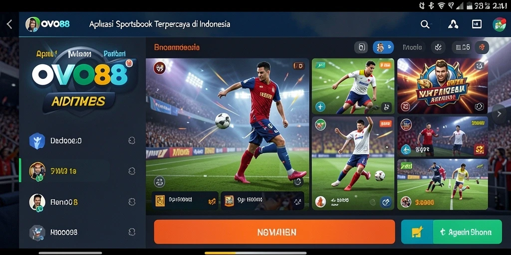 Tampilan gameplay menarik dari OVO88 saat melakukan taruhan olahraga.