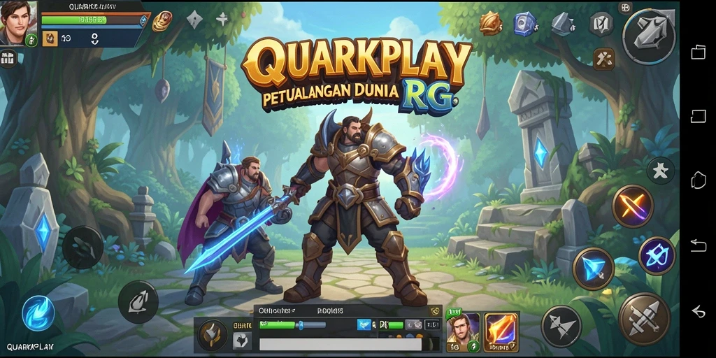 Tampilan gameplay menakjubkan dengan aksi RPG yang seru.
