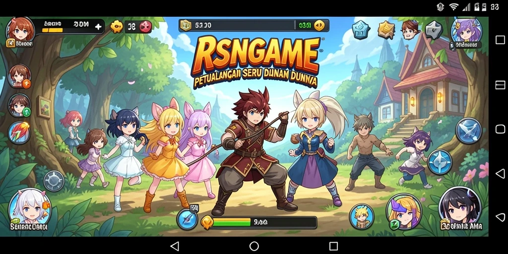Tampilan gameplay RSNGAME yang menarik dan dinamis.