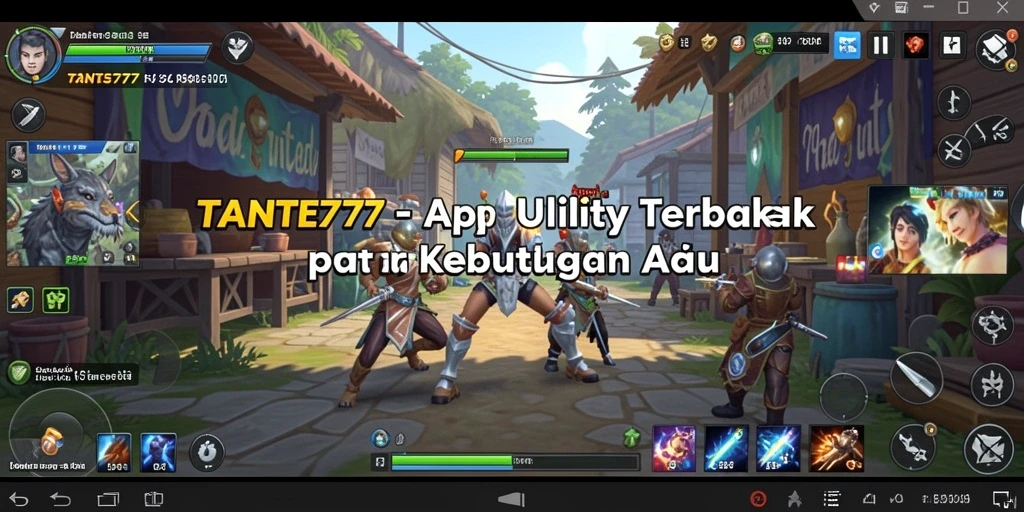 Screenshot TANTE777 yang menunjukkan antarmuka pengguna intuitif dan fungsional.